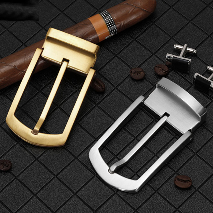 Пряжка 38 мм стальная со шлевкой WT038