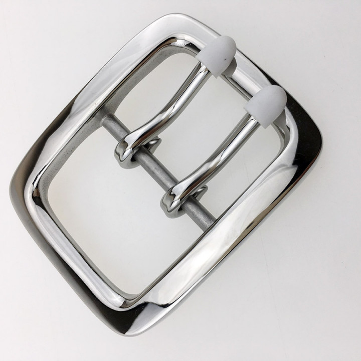 Пряжка 40 мм стальная с перекладиной два язычка S118