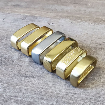 Уценка! Шлевка для ремня 30-40 мм Латунь