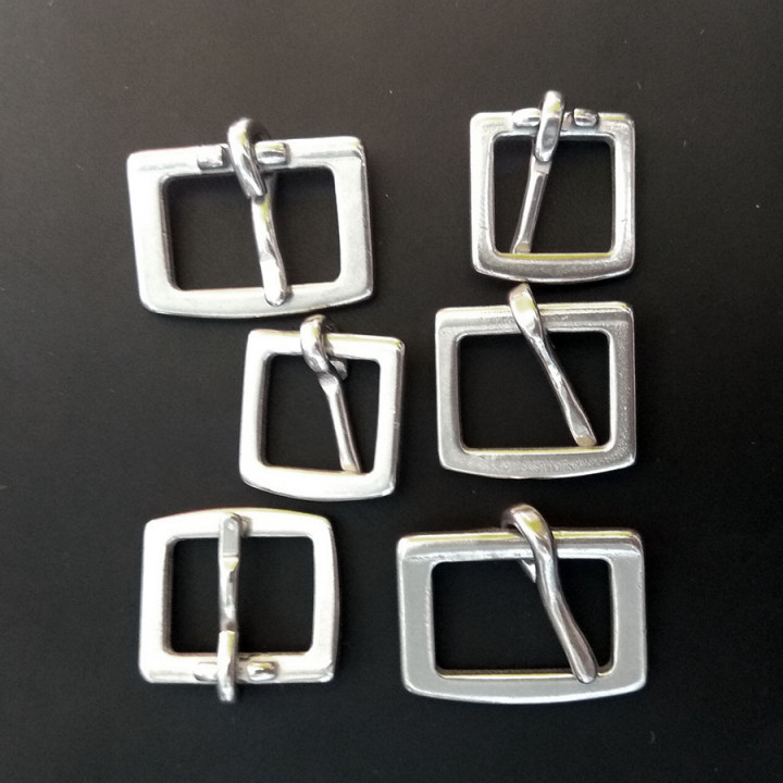 Пряжка 14-21 мм стальная арт. W068