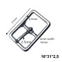 Пряжка 13-26 мм стальная с перекладиной W024