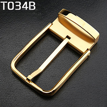 Пряжка 34 мм стальная со шлевкой WT034B