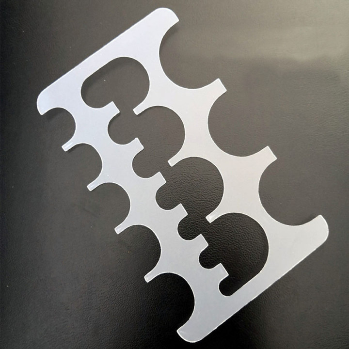 Шаблон для ремней радиусный