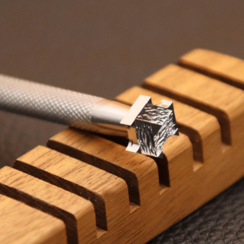 Штамп для тиснения по коже Плетенка нержавеющая сталь