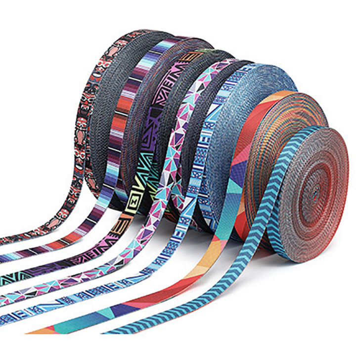 Лента ременная стропа 20-25 мм толщ. 2 мм Летние мотивы