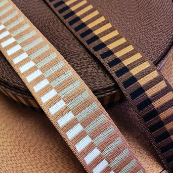 Лента ременная стропа 38 мм Полоски п/э