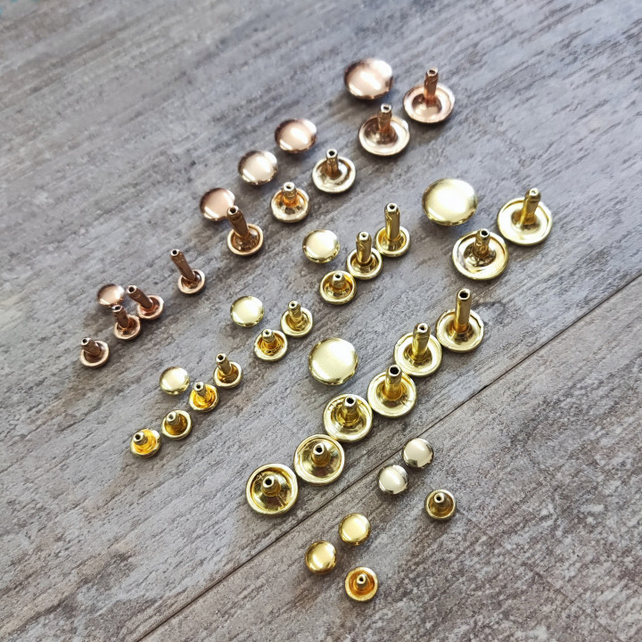 Хольнитены двухсторонние Золото 10 шт.