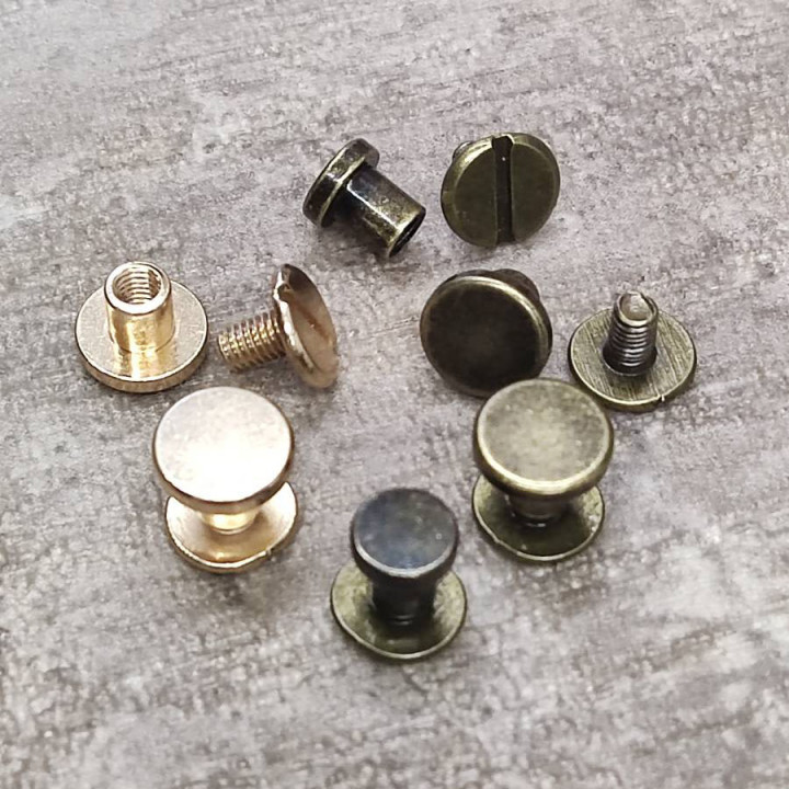 Винт ременной d=6, 8 мм плоский KQ-031