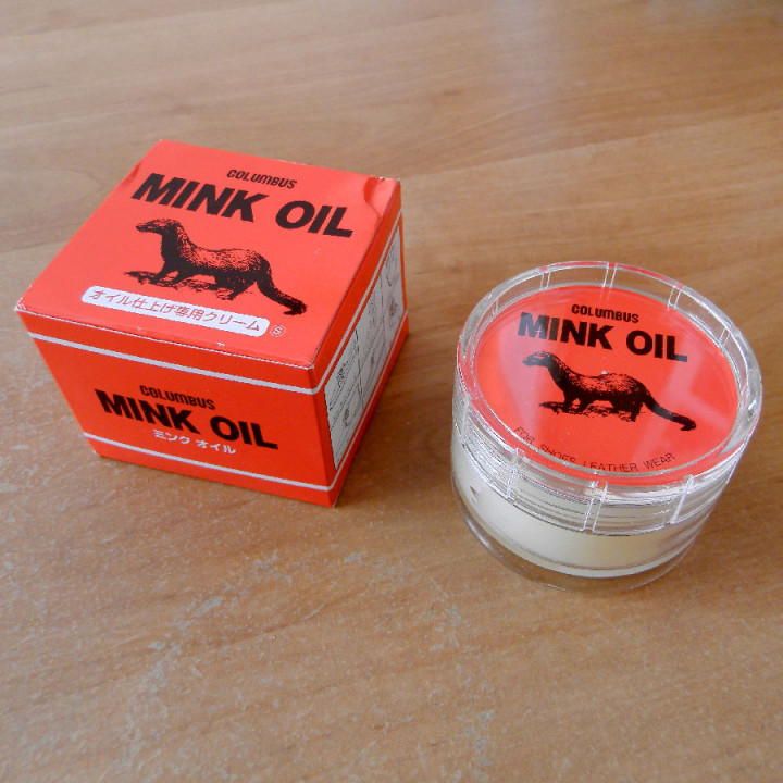 Норковый жир Columbus для обработки кожаных изделий 