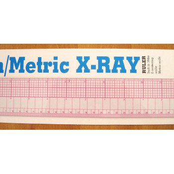 Линейка в дюймах и сантиметрах