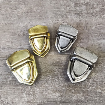 УЦЕНКА! Застежка портфельная Латунь