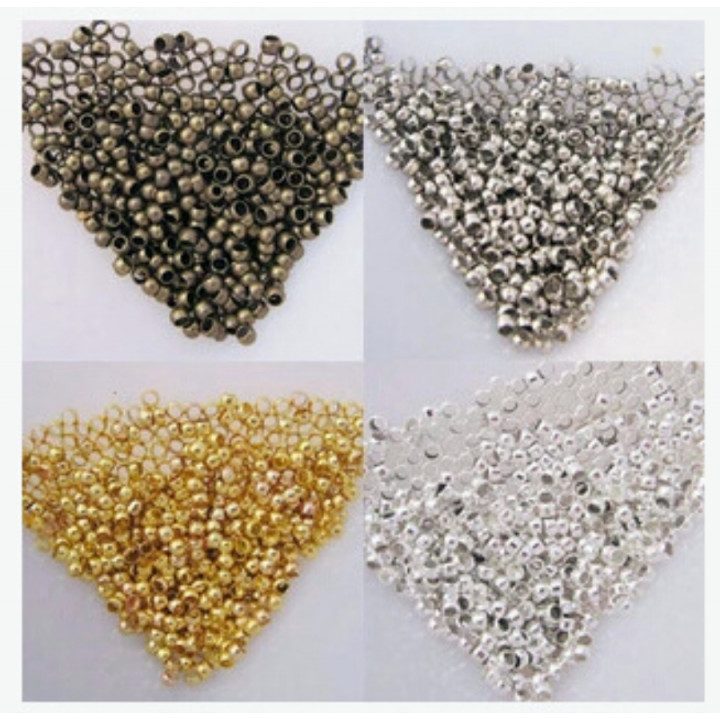 Зажимные бусины кримпы