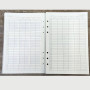 Блок бумажный для ежедневников А5-А7 80 листов с календарем