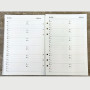 Блок бумажный для ежедневников А5-А7 80 листов с календарем