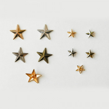 Хольнитены фигурные Звездочки 15 мм