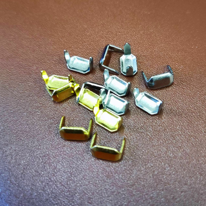 Заклепки зажимные латунные