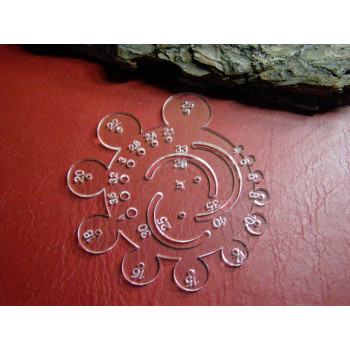 Шаблон-лекало малый Радиусы 