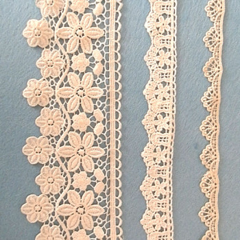Тесьма хб кружевная Кремовая