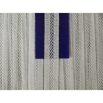 Тесьма хб Кружевная полоска белая 20 мм 