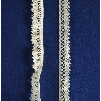 Тесьма хб Кружевная стрейч 15 мм