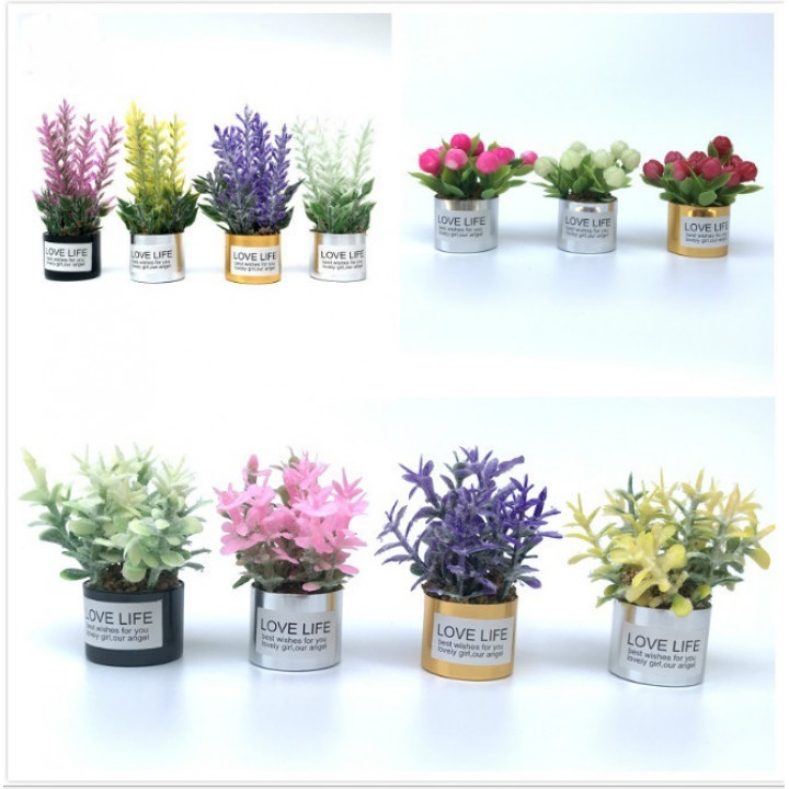 Цветы пластиковые для кукольного домика