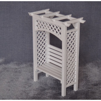 Скамейка дачная для кукол Миниатюра 1:12