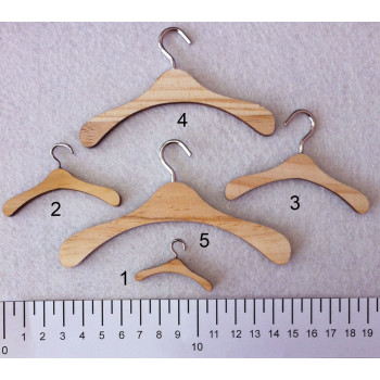 Вешалки для кукольной одежды Миниатюра 1:12
