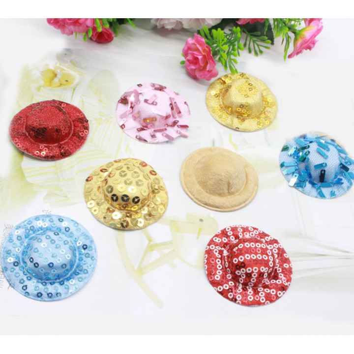 Шляпка текстильная для кукол