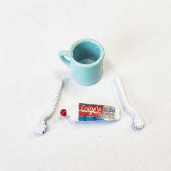 Зубная паста для кукольной ванной комнаты