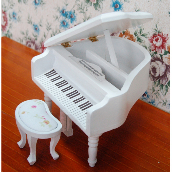 Рояль для кукол Миниатюра 1:12