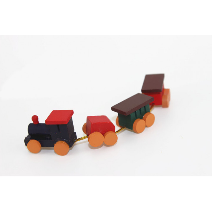 Паровозик для кукольного дома