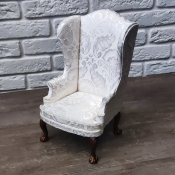 Кресло для кукол Классика Миниатюра 1:6