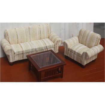 Набор мебели для кукол Гостиная 3 предмета Бежевый 