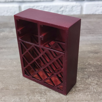 Полка для кукол для вина Миниатюра 1:12