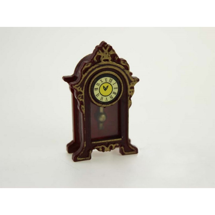 Часы настольные для кукольного домика Миниатюра 1:12