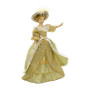 Кукла Дама в бежевом платье Миниатюра 1:12