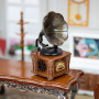 Фонограф со звуком для кукольного домика Миниатюра 1:12
