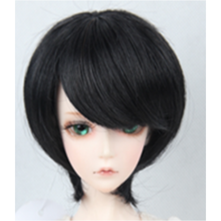 Парик для кукол каре FBE054C цвет 1# размер С