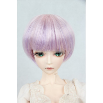 Парик для кукол каре FBE189C Розовое мелирование размер С