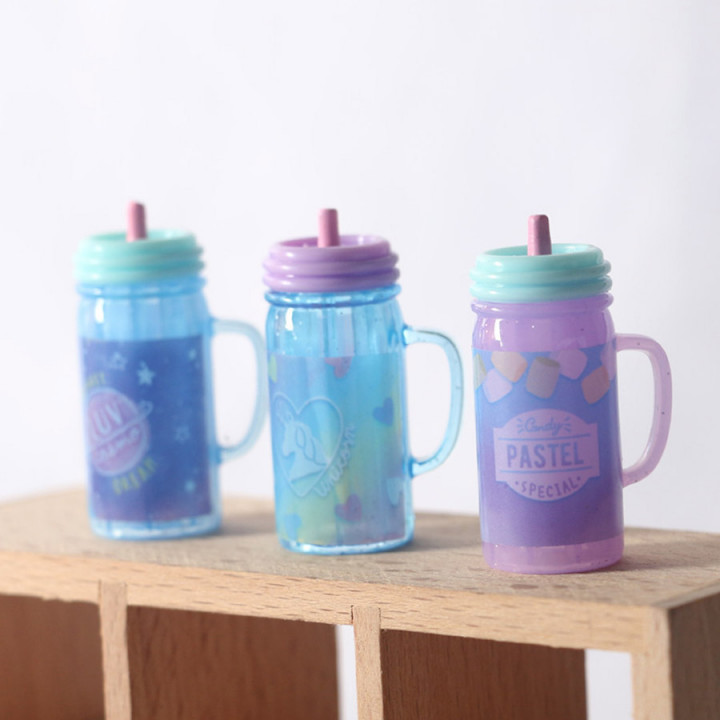 Коктейль барный 3 шт для кукол Миниатюра 1:6