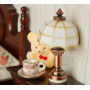 Настольная лампа  Витраж на батарейке для кукол