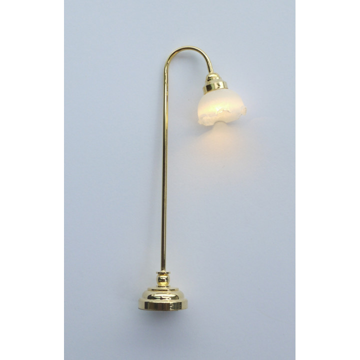 Торшер на батарейке для кукол Миниатюра 1:12