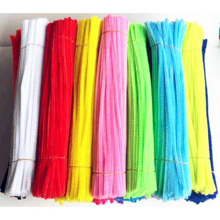 Проволока синельная 6 мм 2 цвета