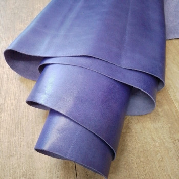 Кожа КРС 1,0-1,1 мм с покр. Сине-фиолетовый Италия