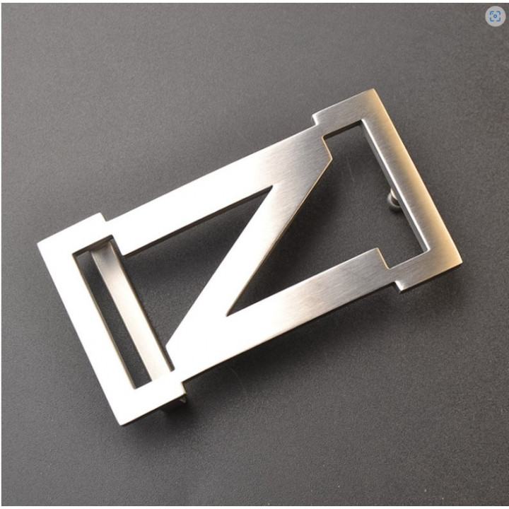 Пряжка 35 мм стальная с шипом Z607 