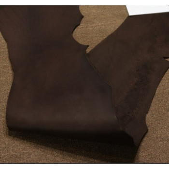 Кожа Пола краст 3,6-4,0 мм комб. дубл. Темно-коричневая Белоруссия