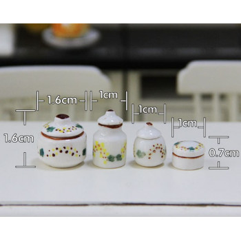 Керамические баночки для румбокса 4 шт.