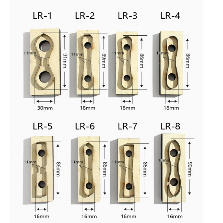 Штанцформы (вырубные штампы) для кожаных ремешков