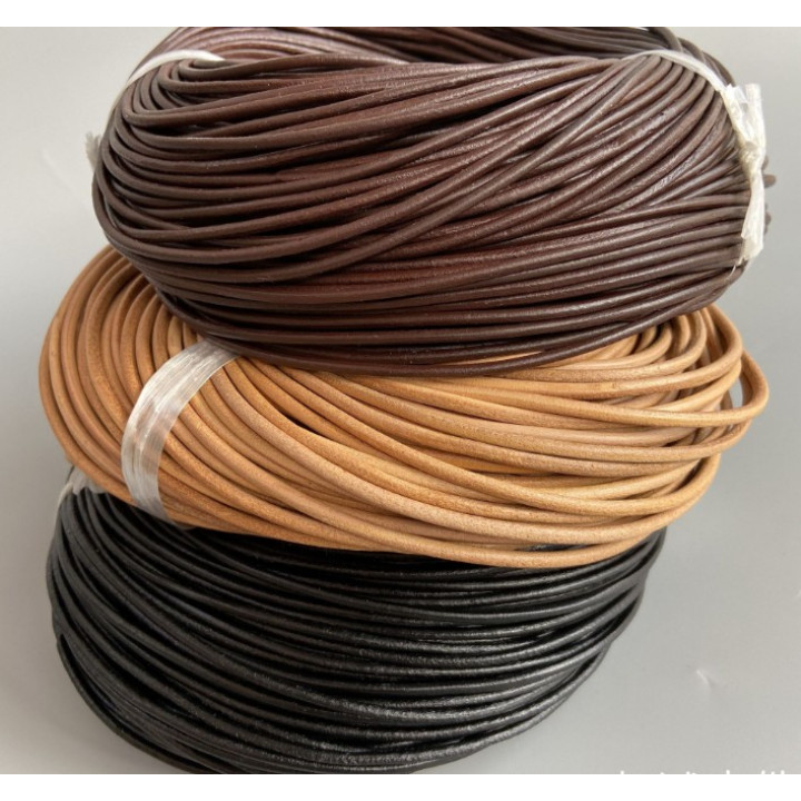 Шнур кожаный круглого сечения 10 мм 