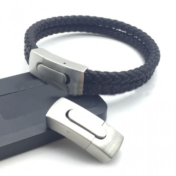 Замок 10х5 мм для плоских браслетов Сталь